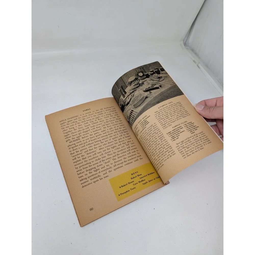 Vintage Party Perfect Hostess Party Planning Book Gay Head Halloween 50s 60s